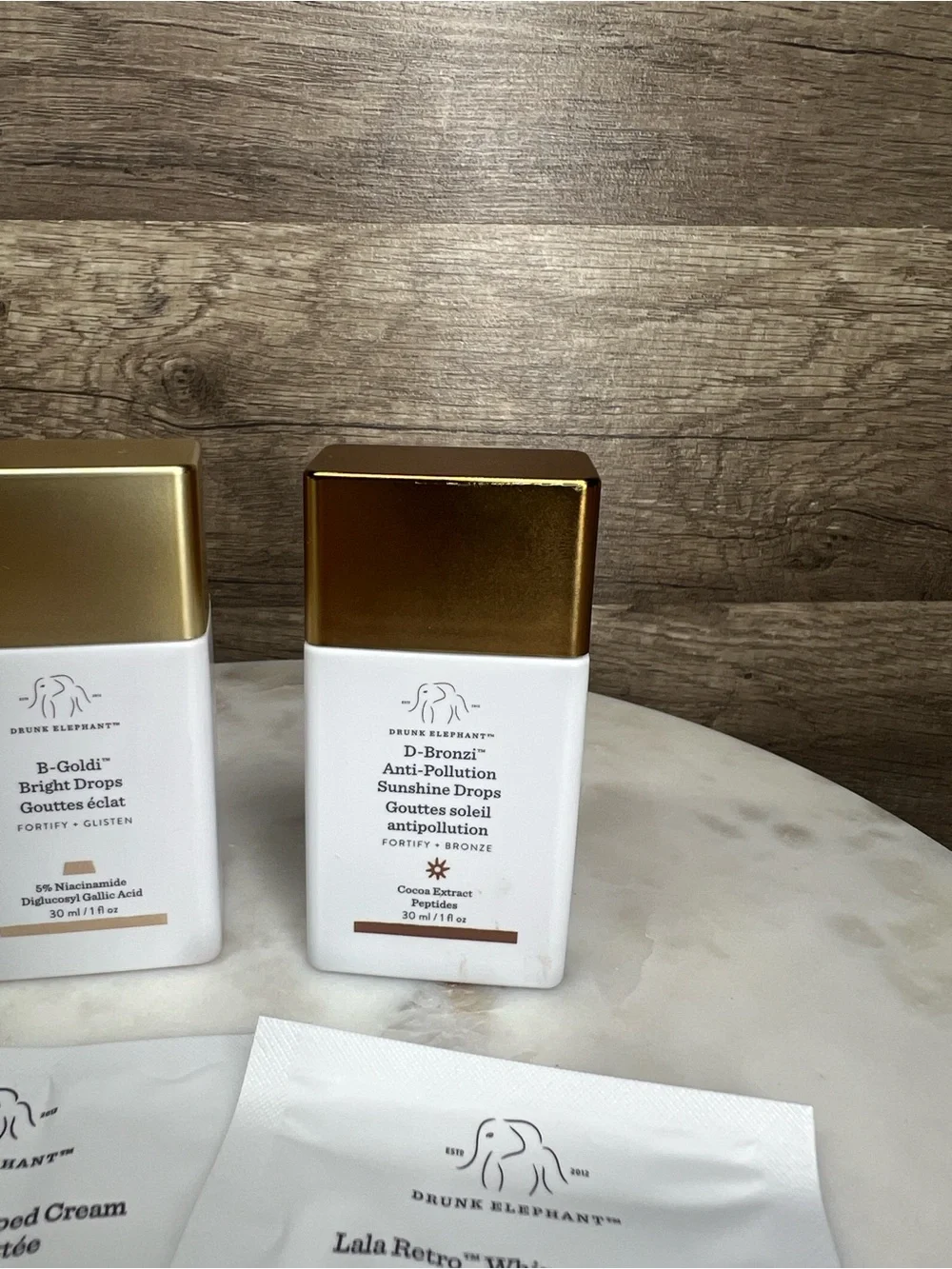 Drunk Elephant highlighter and bronzer drops B-Goldi & D-Bronzi (Set of 2)